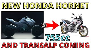 New Honda Hornet and Transalp 750 on the Way