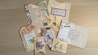 What's On My Desk Wednesday: Repurposing Junk Journal Ephemera & Scrapbusting!