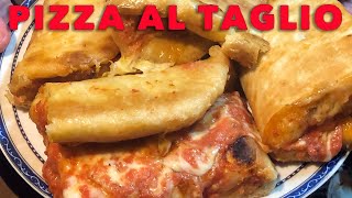 Taglia la tua fame con la deliziosa Pizza Italiana al Taglio Il segreto della Pizza da Asporto.