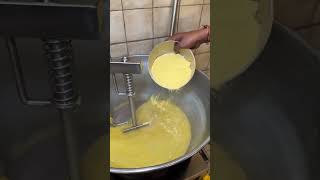 Pure Ghee Mysore Pak | Live Counter at SRM Sweets Kumaraswamy Layout | MonkVlogs #shorts