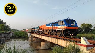 Diesel 130 Kmph🔥|| 130 Kmph COCR Trials with DLTB Mued EMDs Till Shri Mata Vaishno Devi Katra