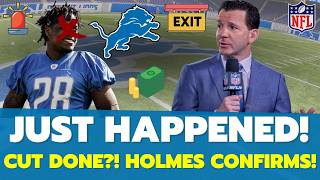 JUST HAPPENED! OH NO! $20 million CUT! UNEXPECTED UNEMPLOYED? HOLMES CRAZY! DETROIT LIONS NEWS