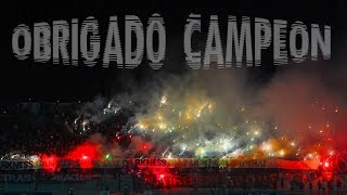 Curva Sud Magana   OBRIGADO CAMPEON - RAC VS RCA