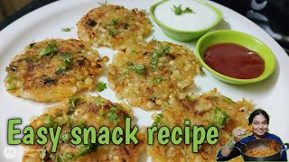 ఒక కప్పు సబుదన తో healthy snack,breakfast recipe/Sabudana tikki recipe@prasannascookingandvlogs