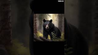 Black Bear: Nature's Majestic Predators #shorts