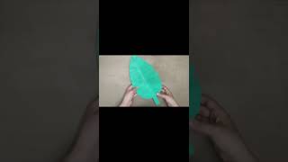 بخطوات سهلة وبسيطة تعملي ورقة شجر easy and simple steps, you can make a leaf#shortvideo #short