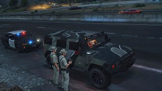 ГТА 5 РП : Остановила ПОЛИЦИЯ в GTA 5 RP