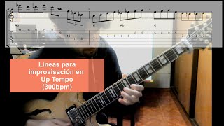 Trinidad Tonal Lineas para improvisación en Up Tempo (300bpm)