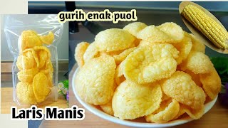 Punya jagung Di rumah,coba bikin kerupuk kamu pasti ketagihan,resep krupuk jagung enak bisa di jual