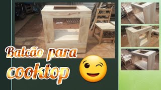 móvel para cooktop # 1 Part how to make a cooktop counter made from pine