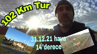 Bisiklet turu 102 km