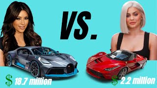 Kylie Jenner vs Kim Kardashian Car Collection | Kim Kardashian And Kylie Jenner cars