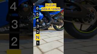 Maximum speed for each gear on a Suzuki GSX-R 1000R