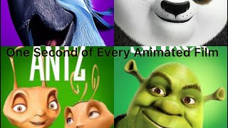 One Second of Every Animated Film Ever Released To Theaters