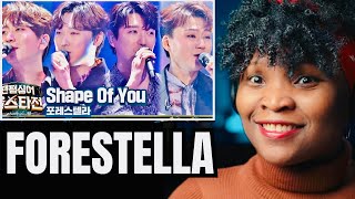 First time hearing Forestella ( 포레스텔라) - Shape of You - Reaction