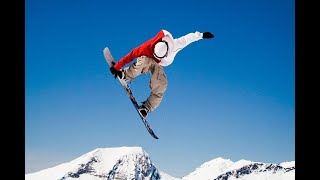 Snowboarding :"double  back flip into the abyys" сноубординг