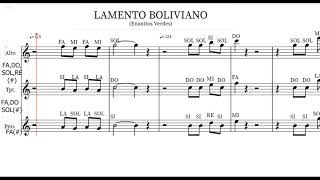 Lamento Boliviano - Enanitos Verdes - Notas musicales para principiantes.