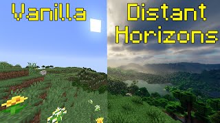 Distant Horizons Mod vs. Vanilla Minecraft (Comparison)