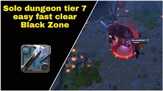 Albion online mobile ASIA - Solo dungeon tier 7 BZ fast clear battle axe  gameplay