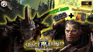 Warhammer 40,000: Space Marine 2 Benchmark in 4K | RTX 4090 | Ryzen 9 7900X3D | 48GB RAM 7200mhz