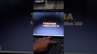 How to open boot menu in Toshiba laptops #shorts