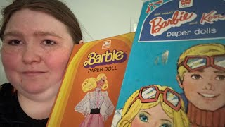 Throwback Thursday - Comparing Vintage Barbie Paper Dolls To Barbie Paper Dolls From The Dollar Tree