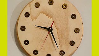 Wall Clock Diy // diy craft ideas for home decoration easy