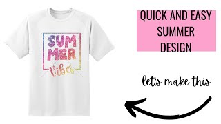 How to Make a Summer SVG in Cricut Design Space