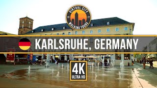 🇩🇪 KARLSRUHE, GERMANY – Walking Tour Spring 2022 [4K Ultra HD]