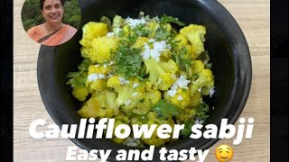 Gobi Matar Sabji | Cauliflower Green peas sabji | Easy Gobi peas recipe