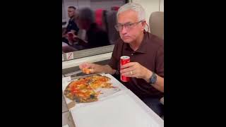 Mourinho is clearly loving life in ITALY 🍕