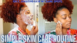 Morning Skin Care Routine For Black Women | Oily & Sensitive w/ Dark Spots—Urban Skin Shineblock SPF