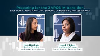 Preparing for the ZARONIA transition: Loan Markets Association guidance on repapering agreements