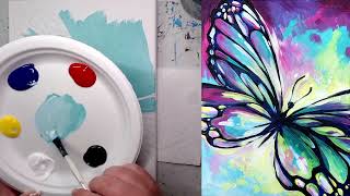 Abstract Butterfly - Acrylic