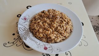 Yeşil Mercimekli Bulgur Pilavı