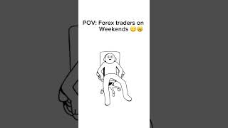 Forex Traders vs. the weekend #shorts #fyp #forex #trending #trading #stocks #funny #memes