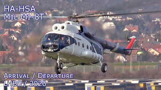 HA-HSA, Mi-8T - Arrival/Departure, LHBS