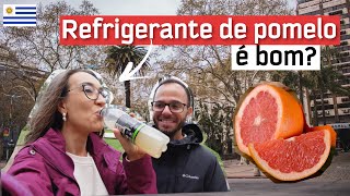 Experimentamos o famoso REFRIGERANTE DE POMELO no Uruguai + a feira mais louca de Montevidéu