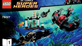 LEGO 76027 Black Manta Deep Sea Strike Instructions LEGO DC COMICS SUPER HEROES 2015