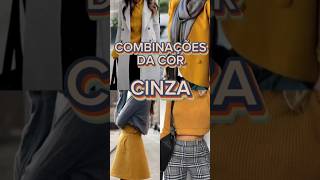 QUAIS CORES combinam com o CINZA? #inverno2024