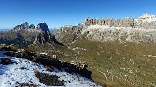 Die Dolomiten: Vom Pordoipass zum Col de Cuch