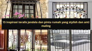 15 inspirasi teralis jendela dan pintu rumah yang stylish dan anti maling