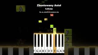 Zbuntowany Anioł - Łobuzy #piano #pianino #tutorial #muzyka #foryou #shorts