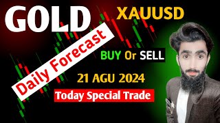 GOLD Daily Forecast| XAUUSD Buy Or Sell  21 AGU 2024 | Gold today Technical Analysis #Xauusd