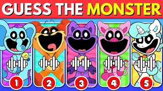 Guess The Monster By Voice 👹😈 Poppy Playtime Chapter 3 Character | FNAF, Catnap, Dogday