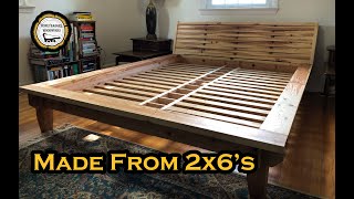 DIY Platform Bed For Under $200.00 [Woodworking How-To]