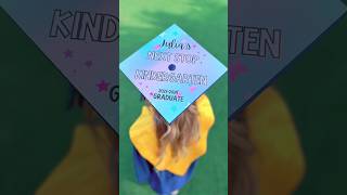 Just like that, my baby is off to Kindergarten. #gradcap #graduation #gradcaptopper #2024graduate