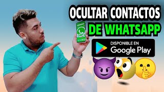 Cómo esconder contactos de WhatsApp con contraseña 2022