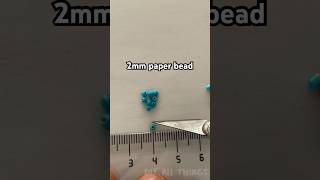 Tiny Bead Challenge | 2mm paper bead #tinypaperbead