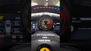 Ferrari 812 Competizione POV  #shorts